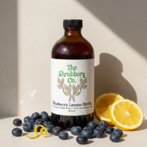 Blueberry Lemon Shrub