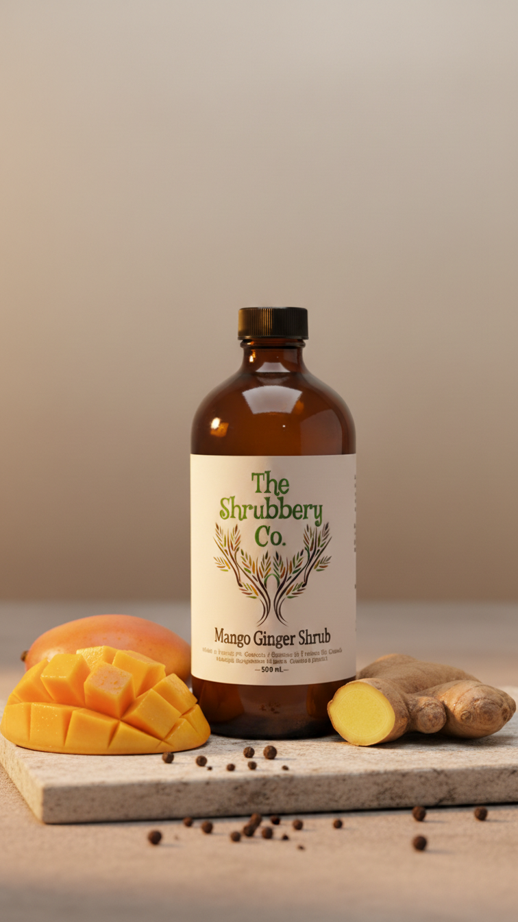 Mango Ginger Shrub